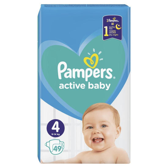 Подгузники Pampers Active Baby-Dry Maxi (Памперс Актив Бейби) 9-14 №49